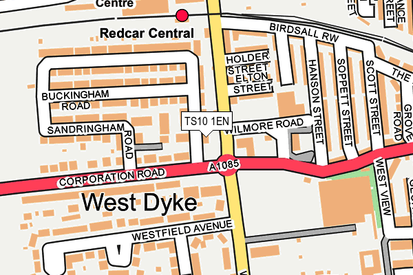 TS10 1EN map - OS OpenMap – Local (Ordnance Survey)