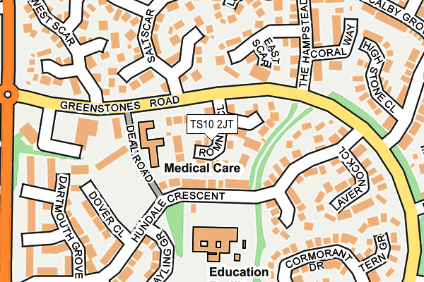 Map of RUSTCUE LTD at local scale