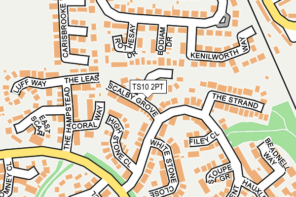 TS10 2PT map - OS OpenMap – Local (Ordnance Survey)