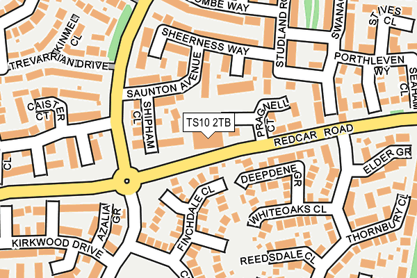 TS10 2TB map - OS OpenMap – Local (Ordnance Survey)