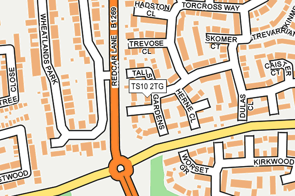 Map of PUTSON ELECTRICAL SERVICES LTD at local scale