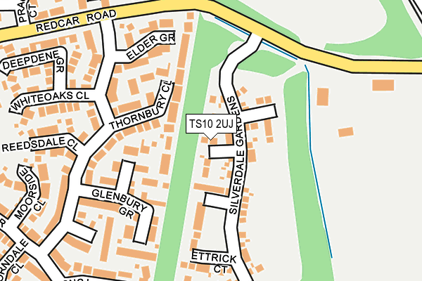 TS10 2UJ map - OS OpenMap – Local (Ordnance Survey)