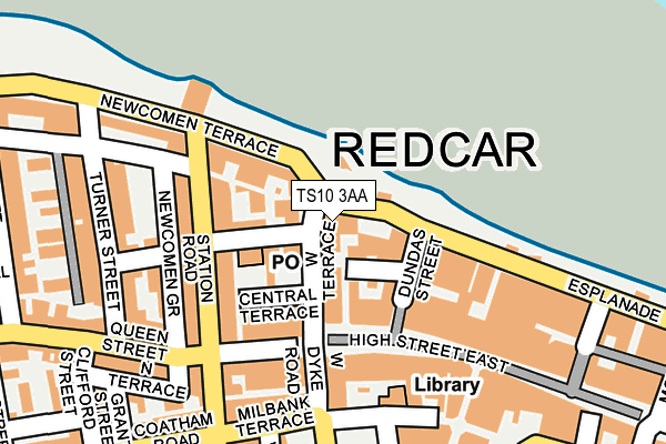 Map of RADIO TEES LIMITED at local scale