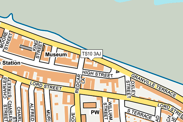 TS10 3AJ map - OS OpenMap – Local (Ordnance Survey)