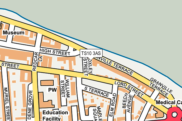 TS10 3AS map - OS OpenMap – Local (Ordnance Survey)