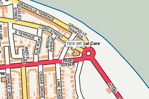 TS10 3AT map - OS OpenMap – Local (Ordnance Survey)