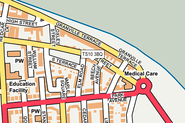 TS10 3BQ map - OS OpenMap – Local (Ordnance Survey)