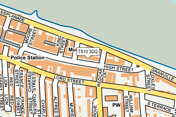 TS10 3DQ map - OS OpenMap – Local (Ordnance Survey)