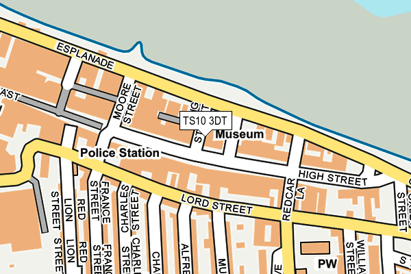 TS10 3DT map - OS OpenMap – Local (Ordnance Survey)