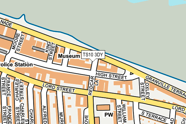 TS10 3DY map - OS OpenMap – Local (Ordnance Survey)