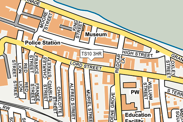 TS10 3HR map - OS OpenMap – Local (Ordnance Survey)