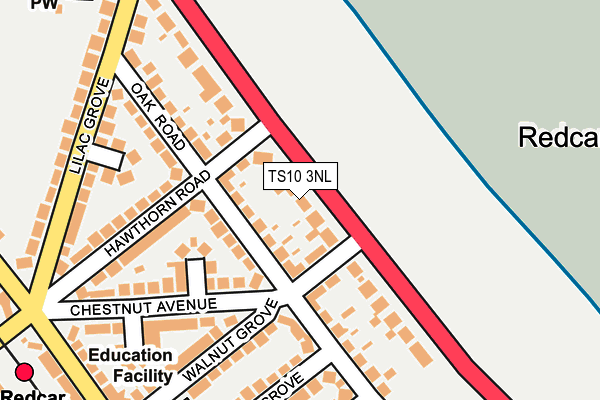 TS10 3NL map - OS OpenMap – Local (Ordnance Survey)