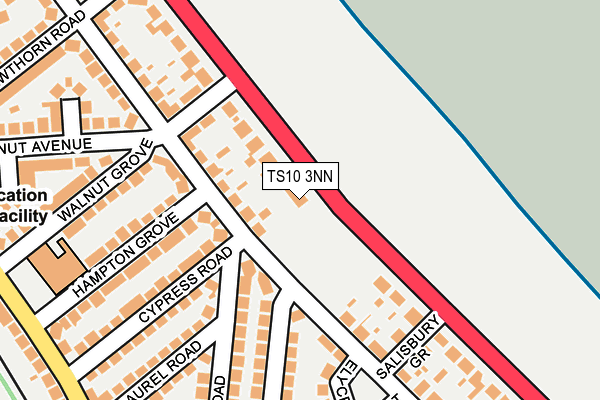 TS10 3NN map - OS OpenMap – Local (Ordnance Survey)