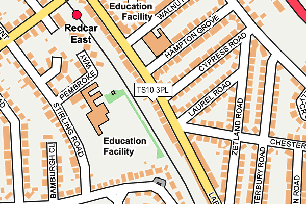 TS10 3PL map - OS OpenMap – Local (Ordnance Survey)