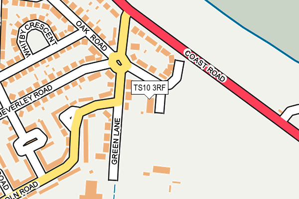 TS10 3RF map - OS OpenMap – Local (Ordnance Survey)