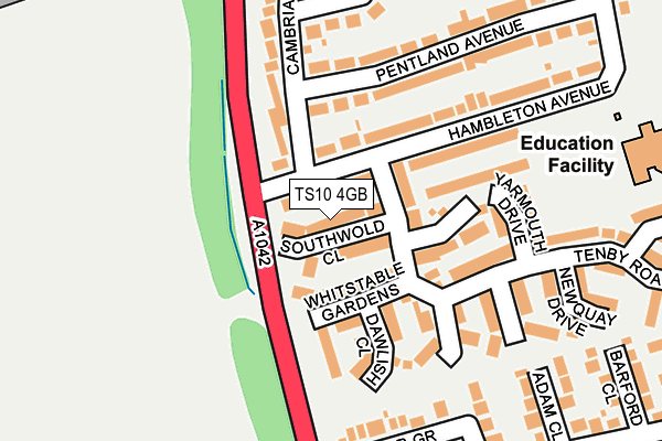 TS10 4GB map - OS OpenMap – Local (Ordnance Survey)