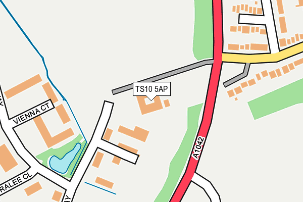 TS10 5AP map - OS OpenMap – Local (Ordnance Survey)