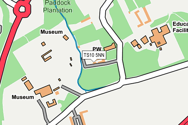 TS10 5NN map - OS OpenMap – Local (Ordnance Survey)