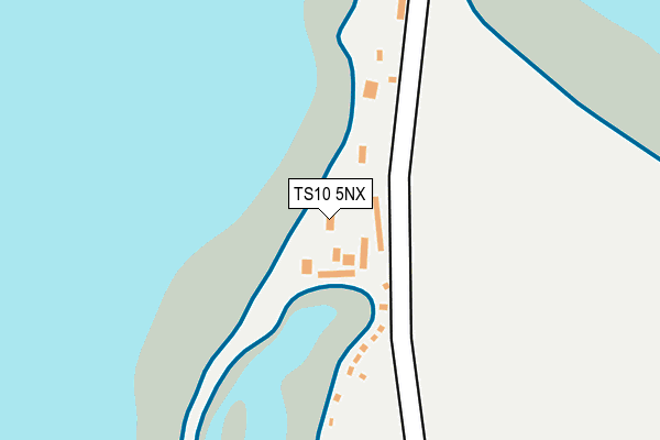TS10 5NX map - OS OpenMap – Local (Ordnance Survey)
