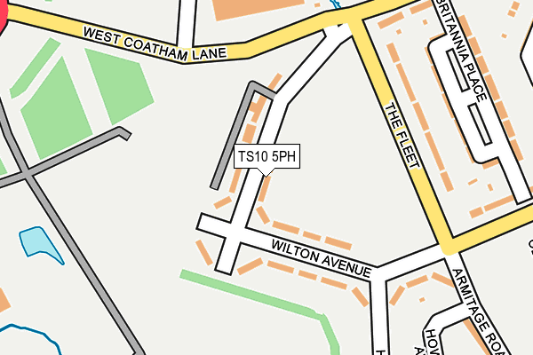 TS10 5PH map - OS OpenMap – Local (Ordnance Survey)