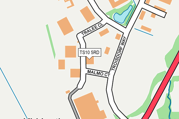 TS10 5RD map - OS OpenMap – Local (Ordnance Survey)