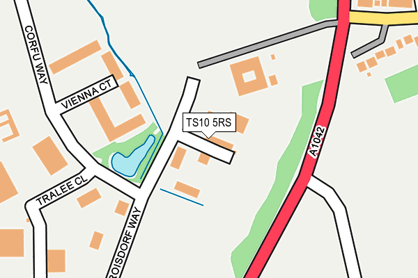 TS10 5RS map - OS OpenMap – Local (Ordnance Survey)