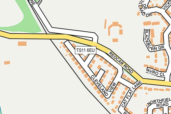 TS11 6EU map - OS OpenMap – Local (Ordnance Survey)