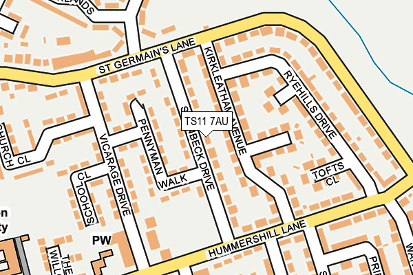 Map of SANDY NOOK ESTATES LTD at local scale