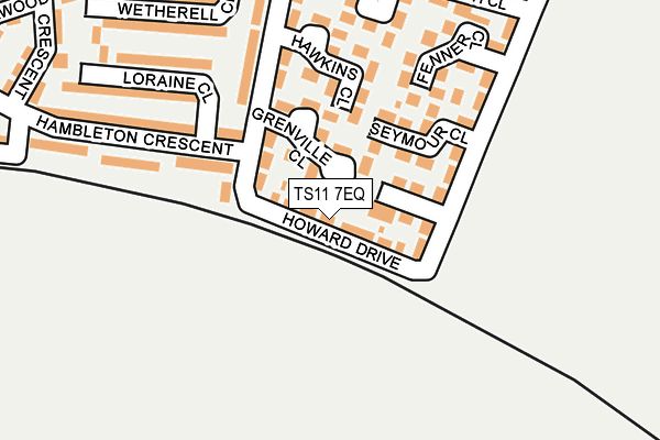 TS11 7EQ map - OS OpenMap – Local (Ordnance Survey)