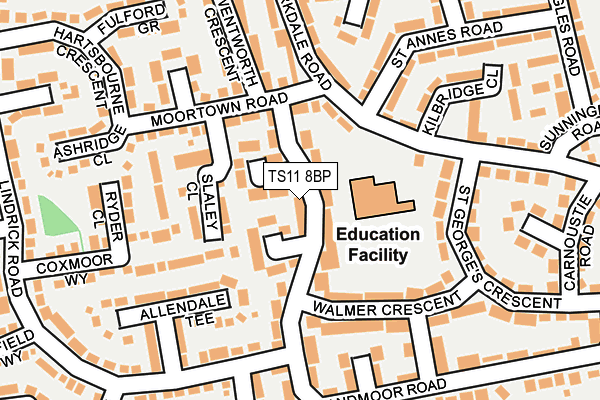 Map of RAPID ACCOMMODATION LTD at local scale