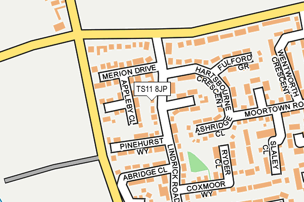 TS11 8JP map - OS OpenMap – Local (Ordnance Survey)