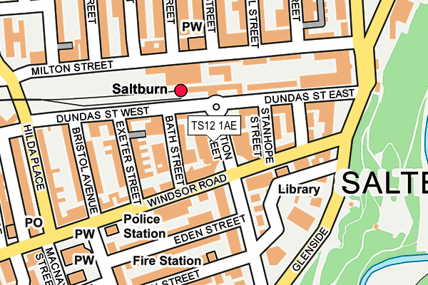 Map of THE LILLIAN DAPH STORE LTD at local scale