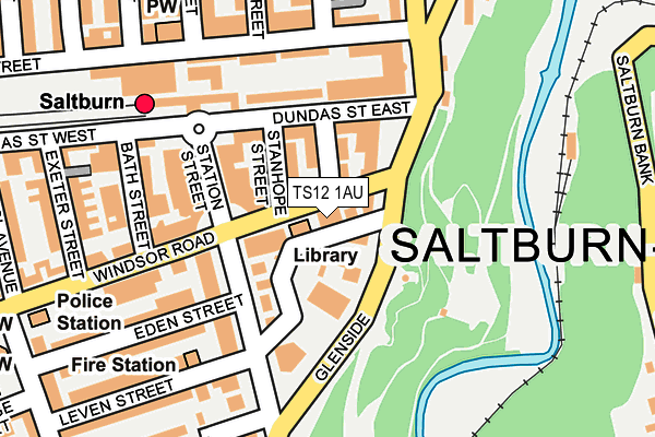 Map of WATSONS OF SALTBURN LTD at local scale