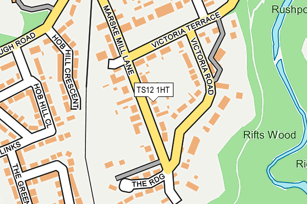 TS12 1HT map - OS OpenMap – Local (Ordnance Survey)