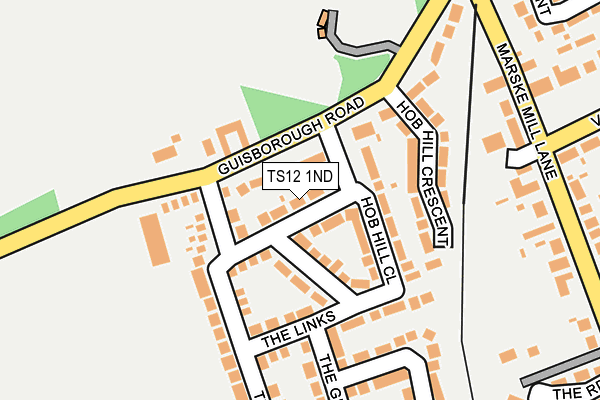 TS12 1ND map - OS OpenMap – Local (Ordnance Survey)