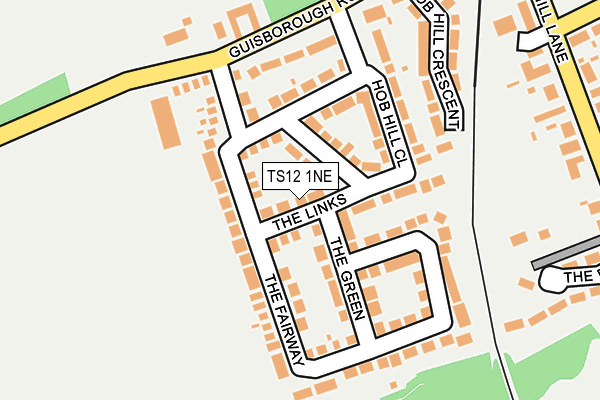 TS12 1NE map - OS OpenMap – Local (Ordnance Survey)