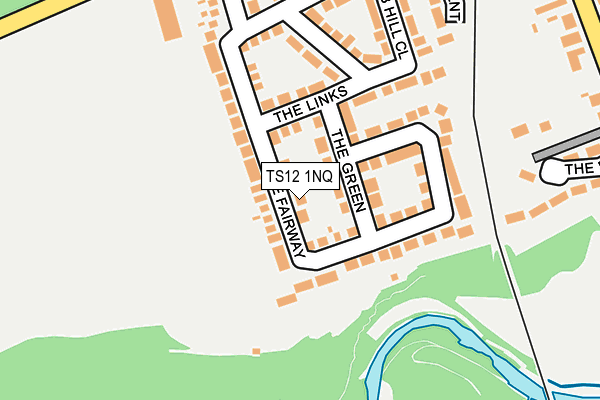 TS12 1NQ map - OS OpenMap – Local (Ordnance Survey)