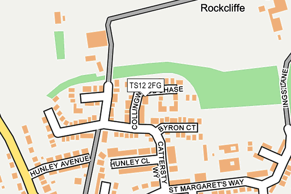 TS12 2FG map - OS OpenMap – Local (Ordnance Survey)