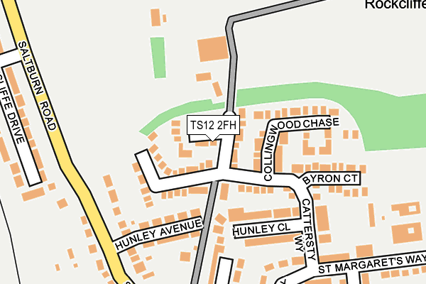 TS12 2FH map - OS OpenMap – Local (Ordnance Survey)