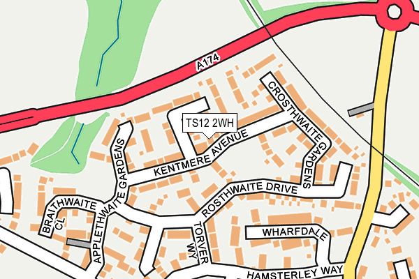 TS12 2WH map - OS OpenMap – Local (Ordnance Survey)