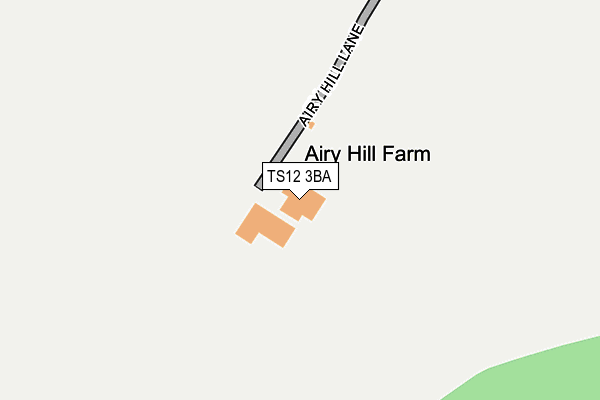 TS12 3BA map - OS OpenMap – Local (Ordnance Survey)