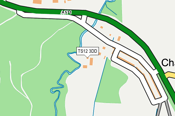 TS12 3DD map - OS OpenMap – Local (Ordnance Survey)