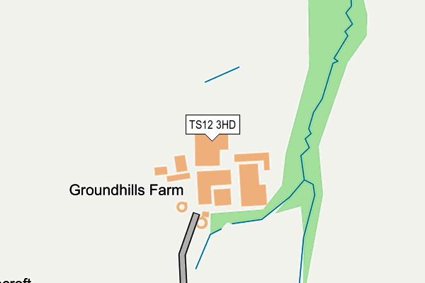 TS12 3HD map - OS OpenMap – Local (Ordnance Survey)