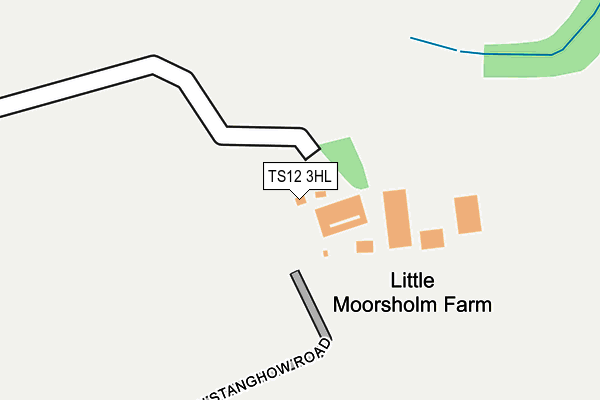 TS12 3HL map - OS OpenMap – Local (Ordnance Survey)