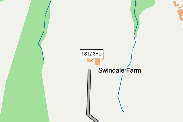 TS12 3HU map - OS OpenMap – Local (Ordnance Survey)