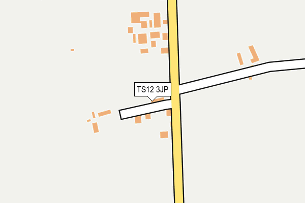 TS12 3JP map - OS OpenMap – Local (Ordnance Survey)