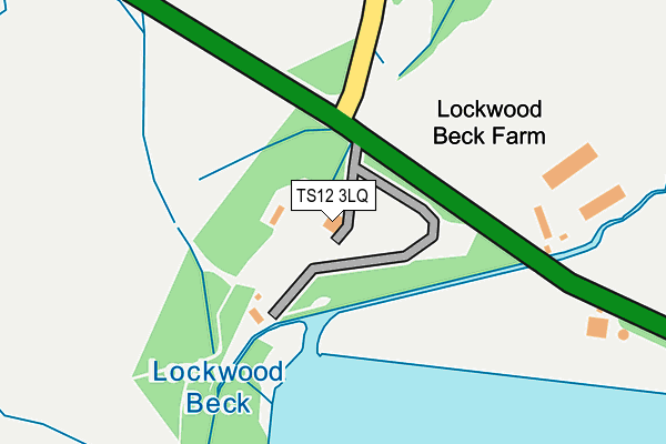 TS12 3LQ map - OS OpenMap – Local (Ordnance Survey)