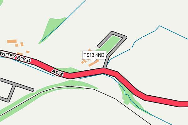 TS13 4ND map - OS OpenMap – Local (Ordnance Survey)