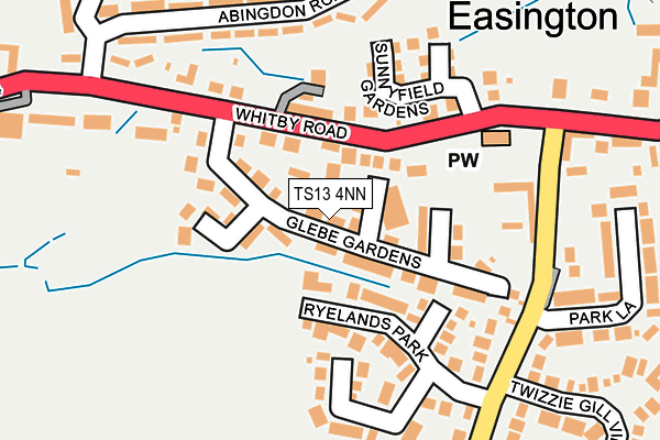 TS13 4NN map - OS OpenMap – Local (Ordnance Survey)