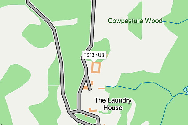 TS13 4UB map - OS OpenMap – Local (Ordnance Survey)